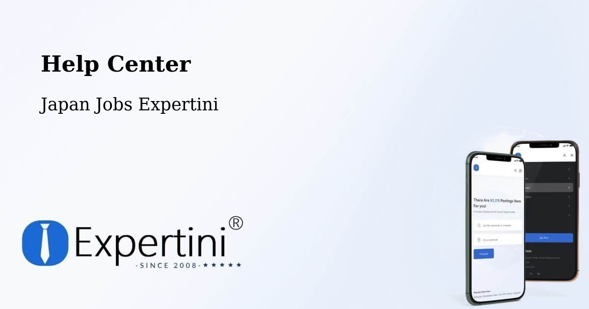 Help Center – Funabashi Shi - Japan Jobs Expertini