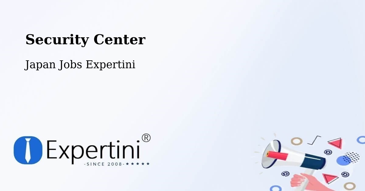 Security & Compliance – Funabashi Shi - Japan Jobs Expertini